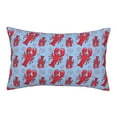 thumbnail image 1 of Zufioo Cartoon Lobsters 2 Print Double-sided Plush Pillow Cover,Decorative Pillow Protector without Pillow Core, Suitable for Sofa, Bedroom, Car-14"x20", 1 of 6