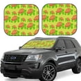 thumbnail image 1 of Zufioo Cartoon Turtles 1 Print Folding Car Windshield Sun Visor, Anti-ultraviolet Sun Visor, Suitable for Trucks, Vans Car Accessories-Large, 1 of 6