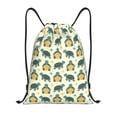 thumbnail image 1 of Zufioo Cartoon Turtles Sports Cinch Sack Gym String Bags Machine Washable Heavy Duty String Backpack for Men Women-Medium, 1 of 6