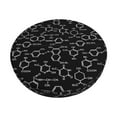 thumbnail image 1 of Zufioo Chemistry Formulas 1 Print Round Bar Chair Cushion Cover, Elastic Round Stool Protector, Dustproof and Non-slip Bar Kitchen Restaurant Chair Mat-13 inch, 1 of 1