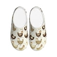 thumbnail image 1 of Zufioo Chicken Cartoon Print Adult TPR Cotton Slippers,Winter Home Cotton Slippers Suitable for Adults, Men and Women, Indoor and Outdoor-8, 1 of 7