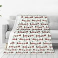 thumbnail image 1 of Zufioo Christmas Train Fleece Blanket Queen Size,Plush Bed Blanket,Ultra Soft Throw Blanket,Plush Fuzzy Cozy Blanket Perfect for Bed,Couch-50"x40", 1 of 7