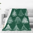 thumbnail image 1 of Zufioo Christmas Trees Fleece Blanket Queen Size,Plush Bed Blanket,Ultra Soft Throw Blanket,Plush Fuzzy Cozy Blanket Perfect for Bed,Couch-40"x30", 1 of 7