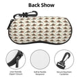 thumbnail image 1 of Zufioo Colorful Armadillos Print Sunglasses Case Tactical Zipper Sunglasses Carrying Case for Men Women, 1 of 6