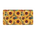thumbnail image 1 of Zufioo Colorful Bohemian Sunflower Print Car Aluminum Front License Plate, 12x6 Inch Decorative Personalized Car License Plate Car Accessories, 1 of 8