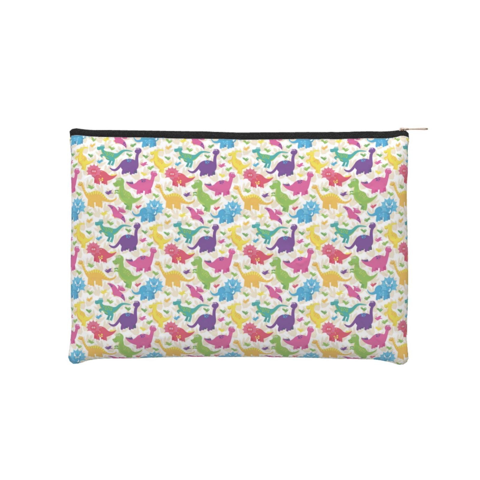 Zufioo Colorful Dinosaurs Print DuPont Paper Portable Toiletry Bag, 8 ...