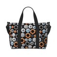 thumbnail image 1 of Zufioo Colorful Screws Pattern Hand-held Travel Bag, Waterproof Adjustable Shoulder Strap Crossbody Duffel Bag, Suitable for Work, Short trips, Sports, 1 of 8
