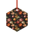 thumbnail image 1 of Zufioo Colorful Tulips Print Large Acrylic Christmas Ornaments, Suitable for Christmas Tree Christmas Holiday Party Pendant Decorations-Hexagon, 1 of 7