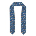 thumbnail image 1 of Zufioo Construction Vehicles Print Graduation Shawl Ribbon, Graduation Ribbon for Male and Female Graduates-Flattened, 1 of 7