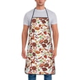 thumbnail image 1 of Zufioo Cooking Bbq Print Tie-up Apron, Unisex Kitchen Apron - Oil-proof, Stain-proof and Waterproof, Suitable for Restaurants and Service Industries-One Size, 1 of 9