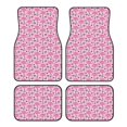 thumbnail image 1 of Zufioo Cool Flamingos Print Car Floor Mats Four-piece Set, Car Interior Accessories - Corrosion-resistant, Non-Slip, Suitable for Cars, Trucks, Vans, 1 of 7