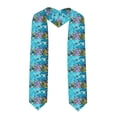thumbnail image 1 of Zufioo Corals and Tropical Fish Print Graduation Shawl Ribbon, Graduation Ribbon for Male and Female Graduates-Sharp Corner, 1 of 7