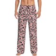 Zufioo Cow Animal Skin Mens Pajama Pants Sleep & Lounge Pants Sleepwear