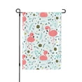 thumbnail image 1 of Zufioo Cute Flamingo Print Double Sided Garden Flag, Outdoor Decorative Flag, Garden Yard Flag, Ideal Home Decoration-12.5"x18", 1 of 9