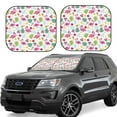 thumbnail image 1 of Zufioo Cute Flamingo Print Folding Car Windshield Sun Visor, Anti-ultraviolet Sun Visor, Suitable for Trucks, Vans Car Accessories-Medium, 1 of 6