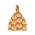 thumbnail image 1 of Zufioo Cute Fox Faces Pattern Baby Beanie Hats Soft Knotted Caps for Infant Baby Girls Boys Caps 0-6 Months, 1 of 1