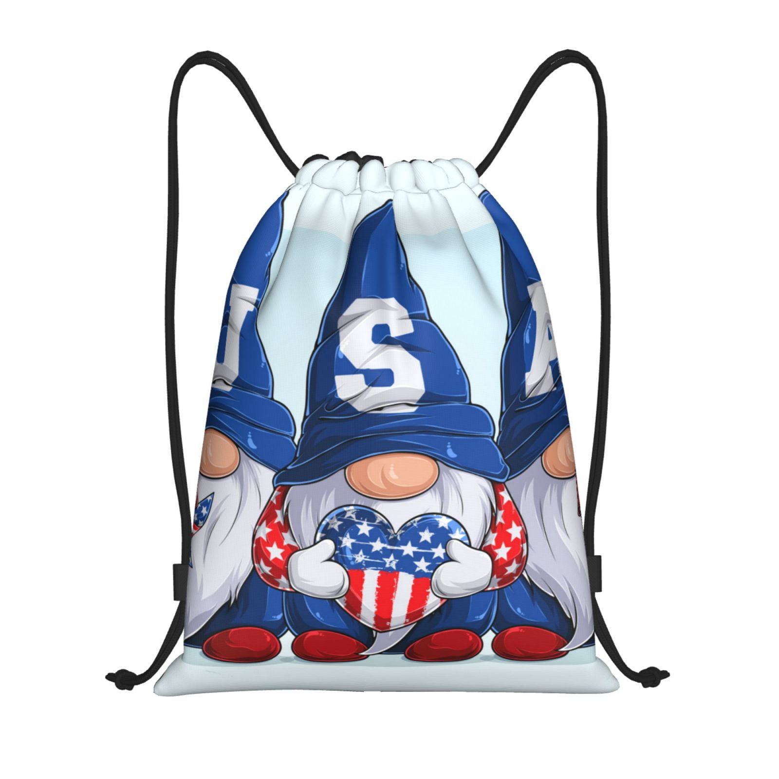 Zufioo Cute Gnomes in USA Sports Cinch Sack Gym String Bags Machine ...