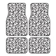 thumbnail image 1 of Zufioo Cute Panda Face Print Car Floor Mats Four-piece Set, Car Interior Accessories - Corrosion-resistant, Non-Slip, Suitable for Cars, Trucks, Vans, 1 of 7