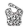 thumbnail image 1 of Zufioo Cute Panda Face Print Toddler Adjustable Waterproof Bib, 11.6x15 Inch Feeding Bib Suitable for 6-24 Month Babies, 1 of 8