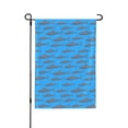 thumbnail image 1 of Zufioo Cute Shark Print Double Sided Garden Flag, Outdoor Decorative Flag, Garden Yard Flag, Ideal Home Decoration-28"x40", 1 of 9