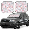 thumbnail image 1 of Zufioo Cute Sheep Print Folding Car Windshield Sun Visor, Anti-ultraviolet Sun Visor, Suitable for Trucks, Vans Car Accessories-Large, 1 of 6