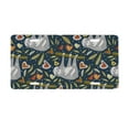 thumbnail image 1 of Zufioo Cute Sloth Print Car Aluminum Front License Plate, 12x6 Inch Decorative Personalized Car License Plate Car Accessories, 1 of 8