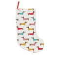 thumbnail image 1 of Zufioo Dachshund Dog Puppy for 18-inch Stitching Christmas Stockings, Suitable for Christmas, Christmas Trees, Indoor and Outdoor Holiday Decorations-Short plush, 1 of 2
