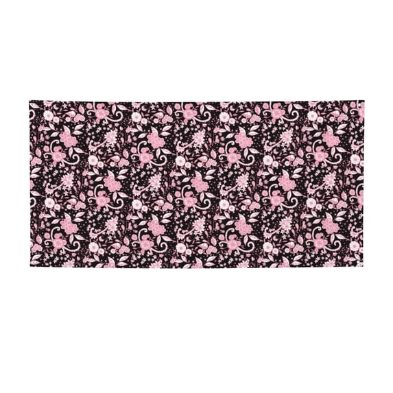 Zufioo Daisies Flowers Print Holiday Banners, Party Banners, Hanging Flags, Bar Shopping Mall Garden Wall Decorations, Holiday Decoration Supplies-Medium