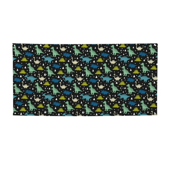 Zufioo Dinosaur Print Holiday Banners, Party Banners, Hanging Flags, Bar Shopping Mall Garden Wall Decorations, Holiday Decoration Supplies-Small
