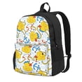 thumbnail image 1 of Zufioo Ducks and Anchors Pattern Adult Backpack,Wear-resistant and Breathable Multi-pocket Backpack, Suitable for Travel, Business and Outdoor Activities, 1 of 9