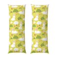 thumbnail image 1 of Zufioo Easter Bunny Print 20x54 Inch Long Body Pillowcase, without Pillow Core, Pillow Case with Hidden Zipper, Ideal Gift for Home Furnishings, 1 of 7