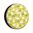 thumbnail image 1 of Zufioo Easter Bunny Print Car Tire Dust Cover, Adjustable Tire Protector Cover Anti-UV, Car Accessories for Trucks, SUVs, Vans-17 inch, 1 of 6