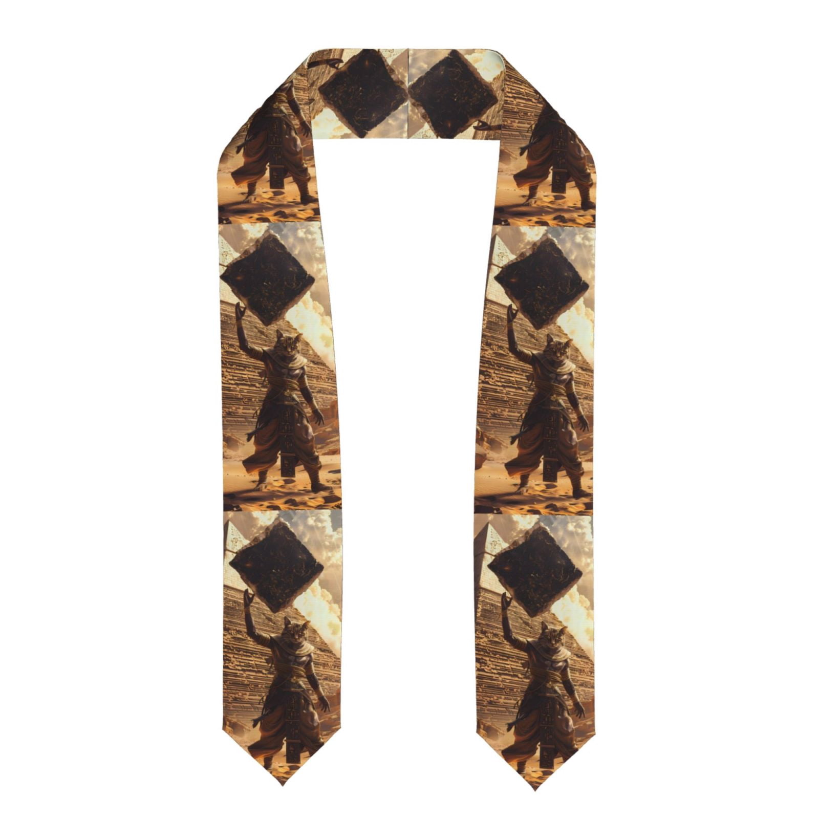 Pharaoh Ribbon Zufioo Egyptian Cat Pharaoh Magic Print Graduation Shawl Ribbon ...