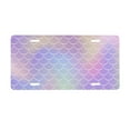 thumbnail image 1 of Zufioo Fish Scale1 Print Car Aluminum Front License Plate, 12x6 Inch Decorative Personalized Car License Plate Car Accessories, 1 of 8