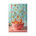 thumbnail image 1 of Zufioo Floating Colorful Cereal Print Switch Wall Plate, Dustproof and Heat-resistant Decorative Wall Switch Cover, Suitable for Residential and Commercial Areas-Mid-size, 1 of 8