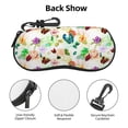 thumbnail image 1 of Zufioo Floral Vintage Print Sunglasses Case Tactical Zipper Sunglasses Carrying Case for Men Women, 1 of 6