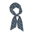 thumbnail image 1 of Zufioo Friendly Sharks Print Women's Long Silk Scarves, Dust and Sun Protection Headscarves, Scarves, Handbags, Clothing Accessories, Suitable for Travel, Dating-One Size, 1 of 7