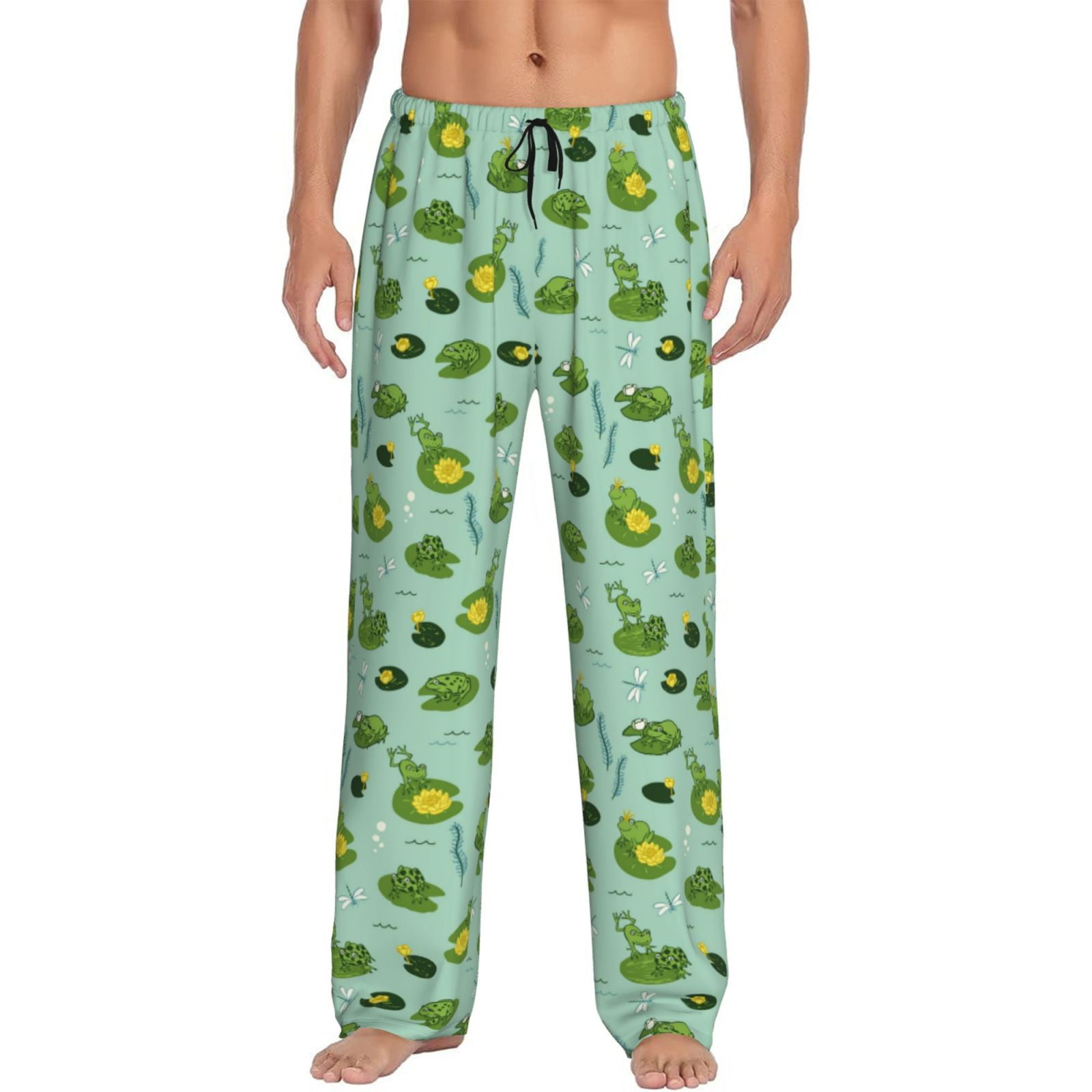 Zufioo Froggs In The Lake Mens Pajama Pants Sleep & Lounge Pants