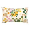 thumbnail image 1 of Zufioo Fruit Print Double-sided Plush Pillow Cover,Decorative Pillow Protector without Pillow Core, Suitable for Sofa, Bedroom, Car-16"x24", 1 of 6