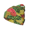 thumbnail image 1 of Zufioo Fruits Vegetables And Berries Print Adult Knitted Hat, Unisex Cuffed Brimless Ski Hat, Suitable for Autumn and Winter, 1 of 6