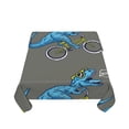 thumbnail image 1 of Zufioo Fun Riding Dinosaur Print Square Decorative Tablecloth, Wrinkle-resistant, Waterproof and Oil-resistant Tablecloth Coffee Table Cloth, Suitable for Restaurants-54"x54", 1 of 8