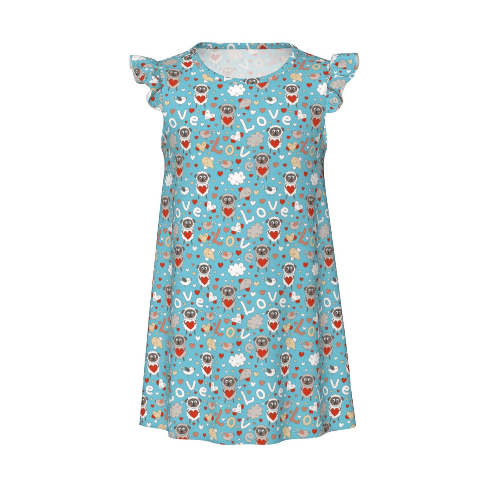 Cute cartoon fox nightgown yv31761