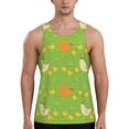 thumbnail image 1 of Zufioo Funny Chicken Print Men's Vest, Sleeveless Quick-drying Muscle T-shirt, Suitable for Sports Fitness, Home Leisure Wear-Small, 1 of 7