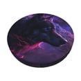 thumbnail image 1 of Zufioo Galactic Wolf Stare Print Round Bar Chair Cushion Cover, Elastic Round Stool Protector, Dustproof and Non-slip Bar Kitchen Restaurant Chair Mat-14 inch, 1 of 7