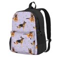thumbnail image 1 of Zufioo German Shepherd Dog Pattern Adult Backpack,Wear-resistant and Breathable Multi-pocket Backpack, Suitable for Travel, Business and Outdoor Activities, 1 of 9