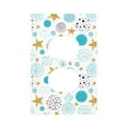 thumbnail image 1 of Zufioo Gold Stars Blue Dots Pattern Print Switch Wall Plate, Dustproof and Heat-resistant Decorative Wall Switch Cover, Suitable for Residential and Commercial Areas-Mid-size, 1 of 8