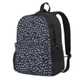 thumbnail image 1 of Zufioo Gothic Skull Pattern Adult Backpack,Wear-resistant and Breathable Multi-pocket Backpack, Suitable for Travel, Business and Outdoor Activities, 1 of 9