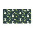 thumbnail image 1 of Zufioo Green Frogs Print Car Aluminum Front License Plate, 12x6 Inch Decorative Personalized Car License Plate Car Accessories, 1 of 8