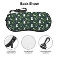 thumbnail image 1 of Zufioo Green Frogs Print Sunglasses Case Tactical Zipper Sunglasses Carrying Case for Men Women, 1 of 6