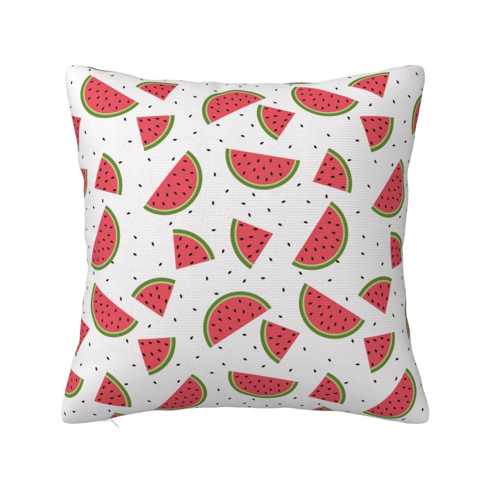 Zufioo Hand Drawn Watermelon Decorative Throw Pillow Covers Home Decor